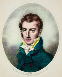 ヨーゼフ・マイセーダー（1789-1863）の肖像 オーストリアのヴァイオリニスト、作曲家 Privee Collection