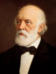 ハンガリーの愛国者・政治家であるラヨシュ・コシュート（1802-1894）の肖像