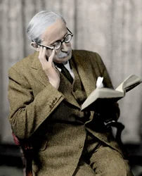 1940年頃のフランスの政治家、レオン・ブラム（1872-1950）の肖像