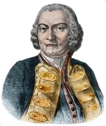 ジョージ・アンソン卿の肖像（1697-1762）世界一周を成し遂げたイギリスの提督であり、裕福な貴族。