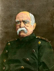 オットー・フォン・ビスマルク（1815-1898）プロイセン首相の肖像。19世紀のエングレーヴィング 個人蔵