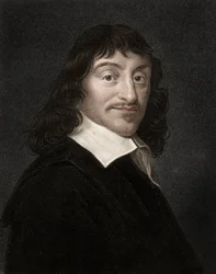 イギリスの哲学者・作家であるルネ・デカルト（1596-1650）の肖像