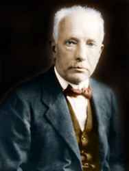 ドイツの作曲家リヒャルト・シュトラウス（1864-1949）の肖像