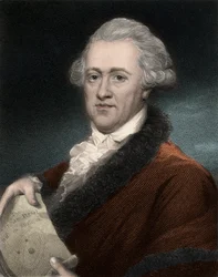 Sir Friedrich Wilhelm Herschel (1738-1822), イギリスのドイツ人天文学者・物理学者の肖像 - Portrait of William Herschel ドイツ生まれのイギリス人天文学者の肖像