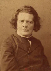 作曲家アントン・ルービンシュタイン（1829-1894）の肖像、アノニマス 。アルブミン写真。個人蔵