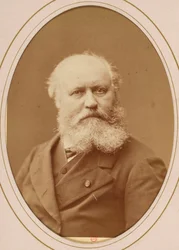 作曲家シャルル・グノー（1818-1893）の肖像、アノニマス 。アルブミン写真。個人蔵