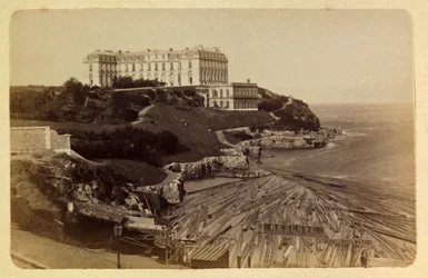 1885-1890年頃のマルセイユの町とその周辺。ル・シャトー・デュ・ファロ、個人蔵