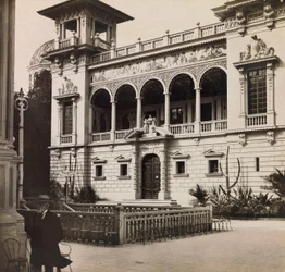 1900年の万国博覧会 - 1900年にパリで開催された万国博覧会。モナコのパビリオン - 個人蔵