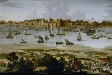 スーラット港の眺め 1670年頃 油彩・カンヴァス