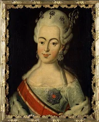 Wilhelmine Louise de Hesse Darmstadt (1755-1776) - grand-duchesse de Russie sous le nom de Natalia Alexeievna - Portrait of Grand Duchess Natalia Alexeyevna of Russia, Princess Wilhelmina Louisa of Hesse-Darmstadt par Anonymous