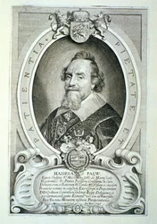Paulus Pontius（1603-68）によって刻まれた「Portraits des Hommes Illustres」のAdriaen Pauw（1585-1653）は1706年に出版されました