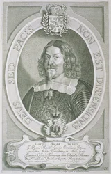 Petrus de Iodeによって刻まれた「Portraits des Hommes Illustres」のヨハンアドラーサルヴィウス（1590-1652）が1706年に出版