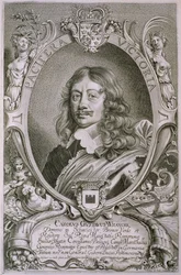 Petrus de Iodeによって彫刻された「イラストリアスな男性の肖像」からのカールグスタフランゲル（1603-73）、1706年発行