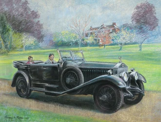 1927 年にウォリックシャーの H V Durose 氏が所有するロールスロイス