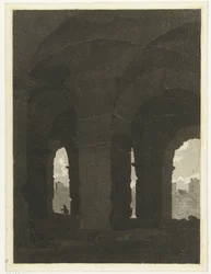 コロッセオのアーチの下