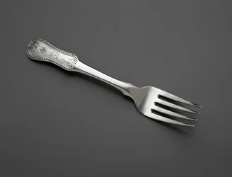 フォーク、c。 1820-1858（シルバー）