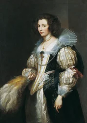 マリア・ルイ・ド・タシス（1611-1638）の肖像、大祭司アントワーヌ・ド・タシスの娘