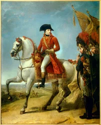 ナポレオン・ボナパルト（1769-1821）の騎馬像