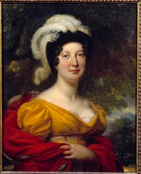 モンテベロ公爵夫人マレシャル・ランヌの肖像 アントワーヌ・ジャン・グロ（1771-1835）の絵画 1815年頃 オルレアン、ボザール美術館