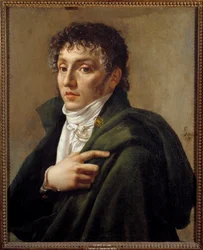 作曲家エティエンヌ・メフール（1763-1817）の肖像 アントワーヌ・ジャン・グロ（1771-1835）の絵画 1799年 日0,65x0,53 m パリ、カルナヴァレ美術館