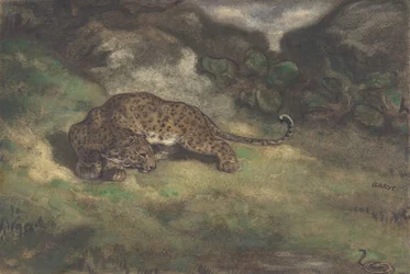 ヒョウと蛇、1810-75。