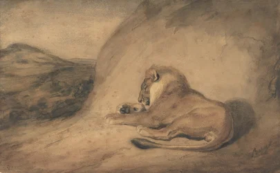 ライオン休憩、1810-75。
