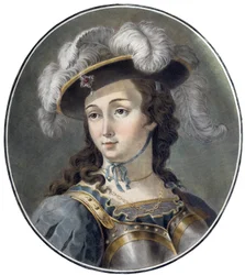 ジョーン・オブ・アーク（1412-1431）の肖像 - ジョーン・オブ・アーク（Antoine Louis Francois Sergeant Marceau 1751-1847年作）-。