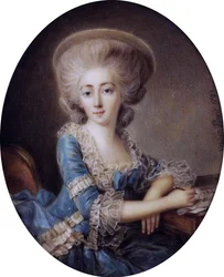 モンテッソン夫人（1738-1806）、アントワーヌ・ヴェスティエ（1740-1824）作