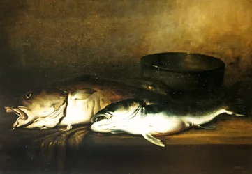 海の魚」1870年頃（油彩・キャンバス）
