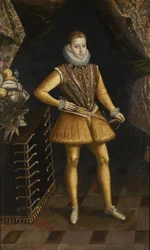 1598年から1620年の間、スペインとポルトガルの王フィリップ3世1578-1621の肖像