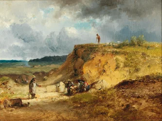 ポーリング近郊の採石場