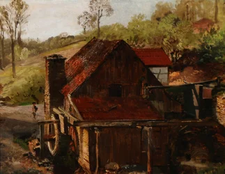 デンマーク語：Bag en Vandmølle 水車小屋の後ろ