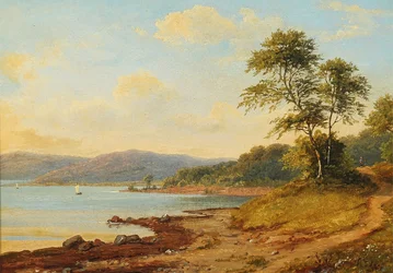 デンマーク語: Sydlandsk kystparti 南部海岸の風景