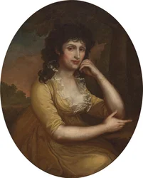 ドイツ語：Bildnis Dorota Czartoryska, geb. Jabłonowska ドロタ・チャルトリスカ旧姓ヤブウォノフスカの肖像画
