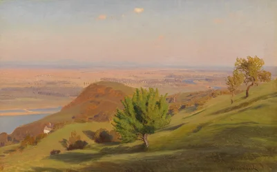 ウィーン近郊のドナウの風景