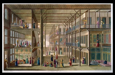 コンスタンティノープルの大君主のハレム内部、フランソワ・ドニ・ネー（1732-1817年）による版画、1811年