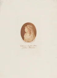 Catherine Josepha Ritterの肖像、néeBaumann 11763-1849、c。 1800。