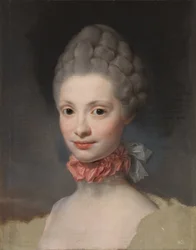 アストゥリアスの王女としてのパルマのマリアルイサの肖像画、1765年