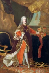 オーストリア1708-1765年の皇帝フランシス1世の肖像