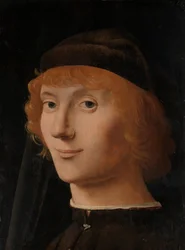 若い男の肖像、ca。 1470。