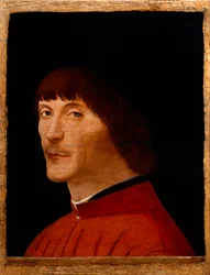 男の肖像、1468年-1470年。