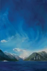 ノルウェーのフィヨルド, 2011（キャンバスに油彩）