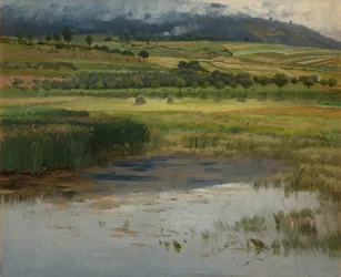 溺れた池、1887