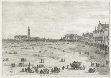 ビュー：Pràdella Valle、パドヴァ、1735-1746。
