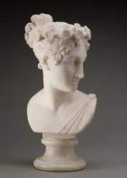 ダンサーの頭、1820年（大理石）