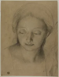 女性の頭