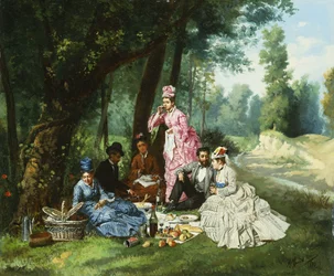 ピクニック、1874