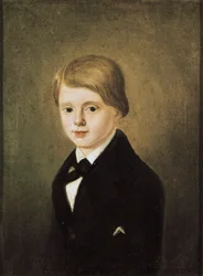 若き日のEmilio CASTELAR（1832-1899）の肖像