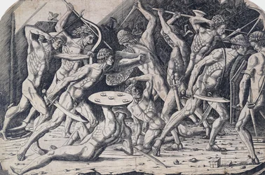 ヘラクレスと巨人、1475-80年頃
