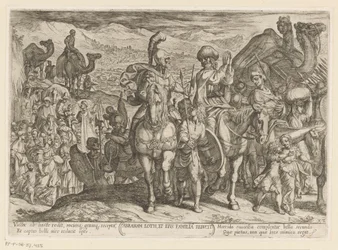 アブラハムはロトとその家族を自分の国に連れてくる Abraham Loth, et familia reducit (オブジェクトのタイトル) 旧約聖書の戦闘シーン（シリーズタイトル）